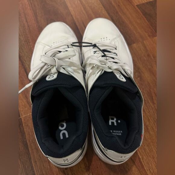 On Running Men's Cream and Black Sneakers size 10.5 - Picture 4 of 11